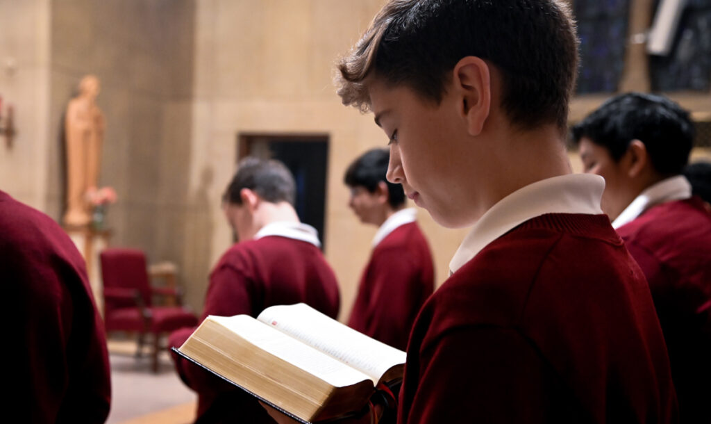 SHAS students mature in a solid prayer and sacramental life.